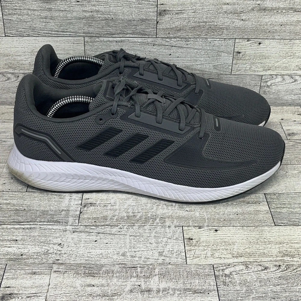 Adidas Run Falcon 2.0‎ FY8741 Gray Running Shoes Men Size 11